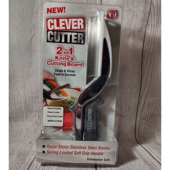 Brand New Clever Cutter 2 in 1 Knife & Cutting Board (As Seen On TV) - Picture 1 of 2